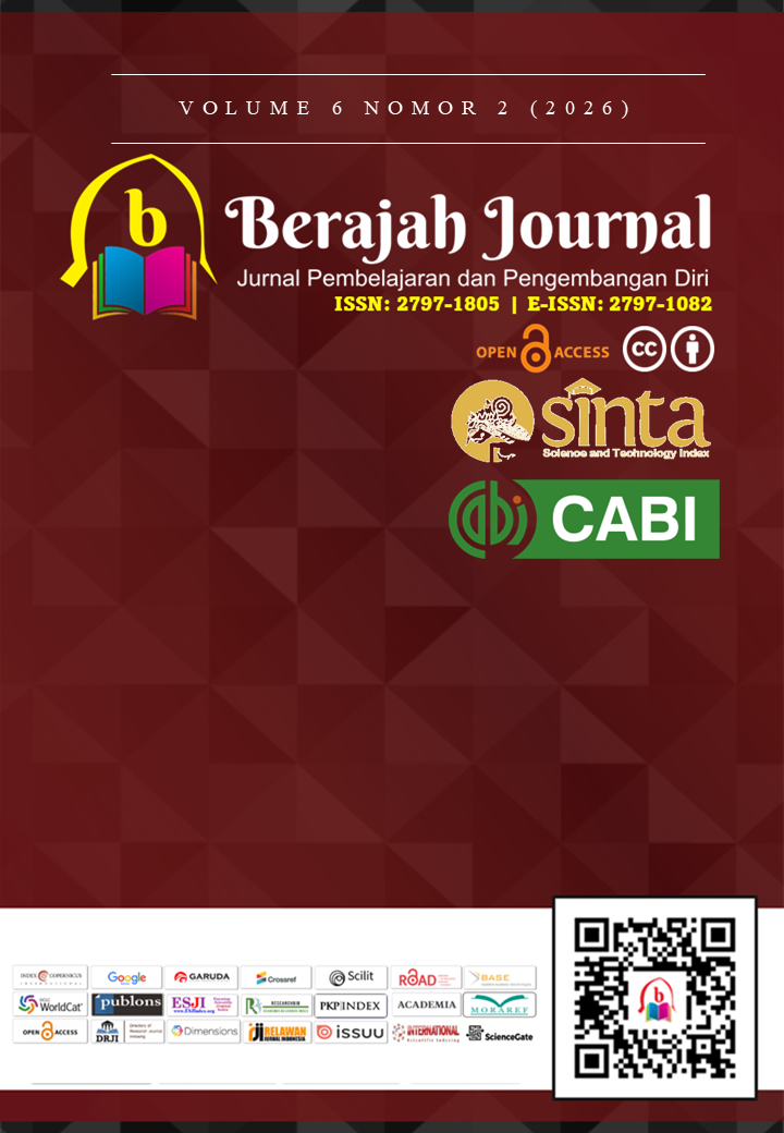 					View Vol. 6 No. 2 (2026): Berajah Journal
				